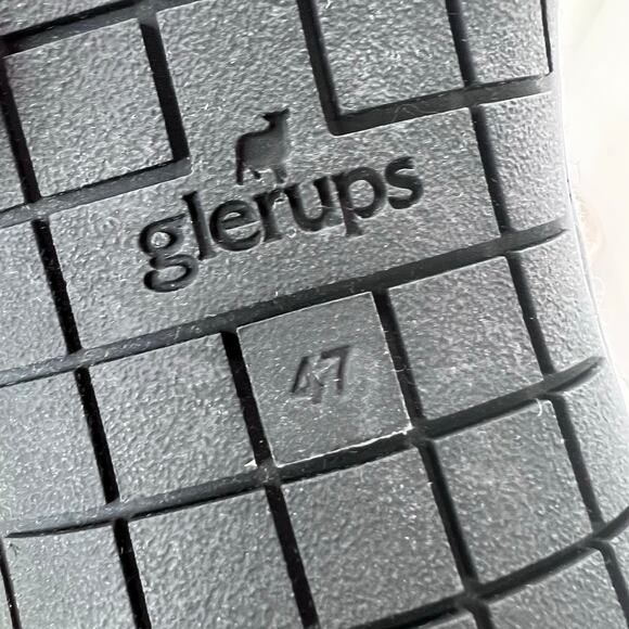 Glerups Natural Wool Boot with Rubber Sole Dark Gray Men 13/EU47 Light wear - Picture 9 of 9